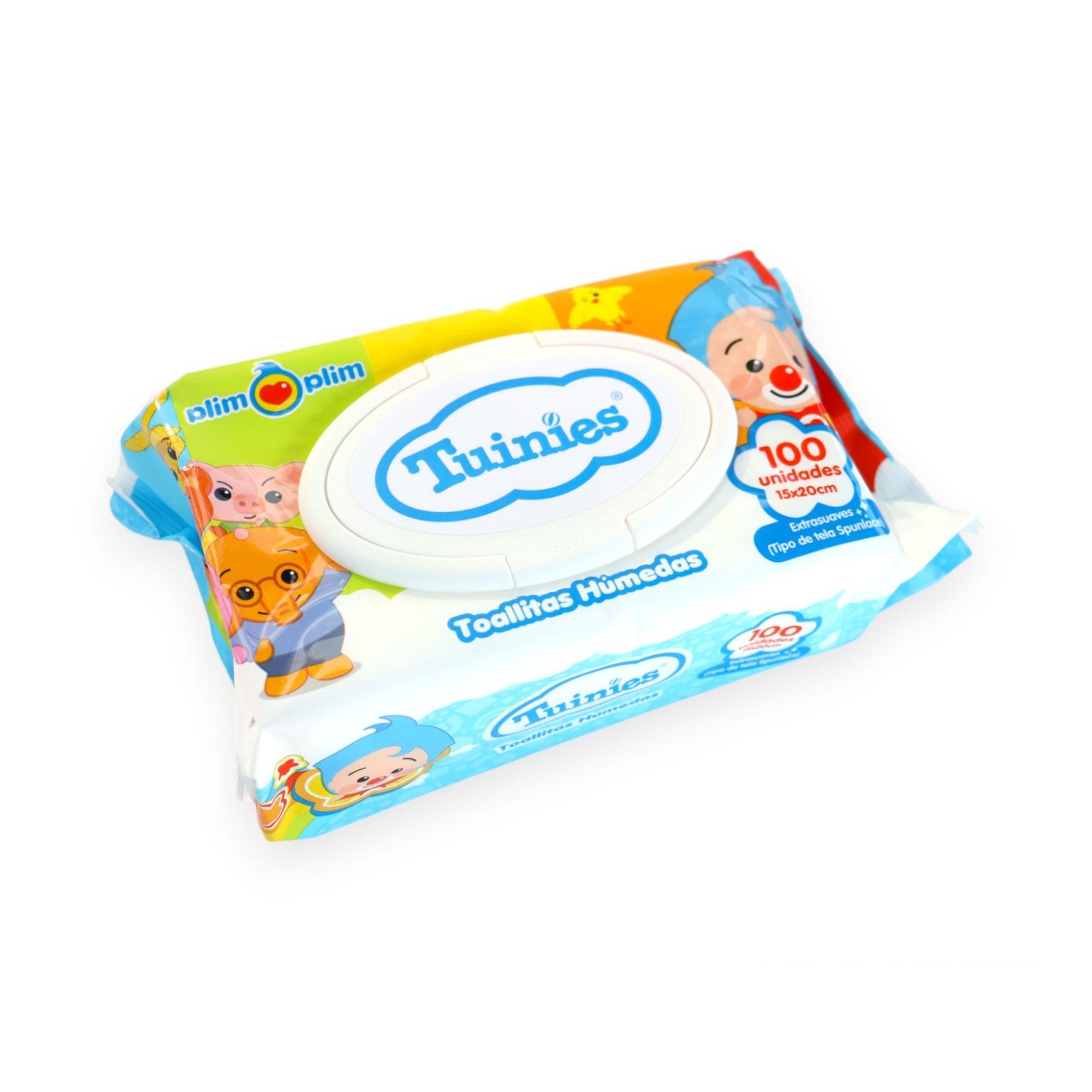TOALLITAS HÚMEDAS TUINIES 100 UNIDADES 15X20CM