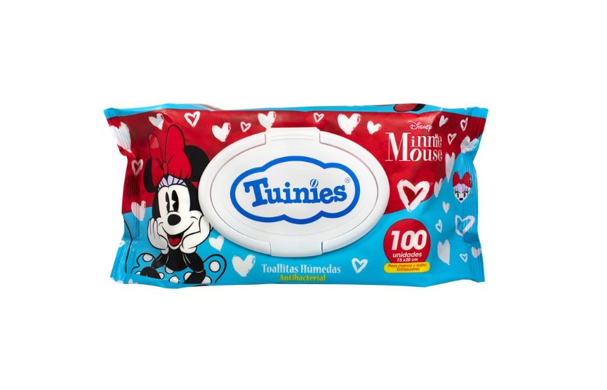 TOALLITAS HÚMEDAS TUINIES MINNIE M. 100 UNI