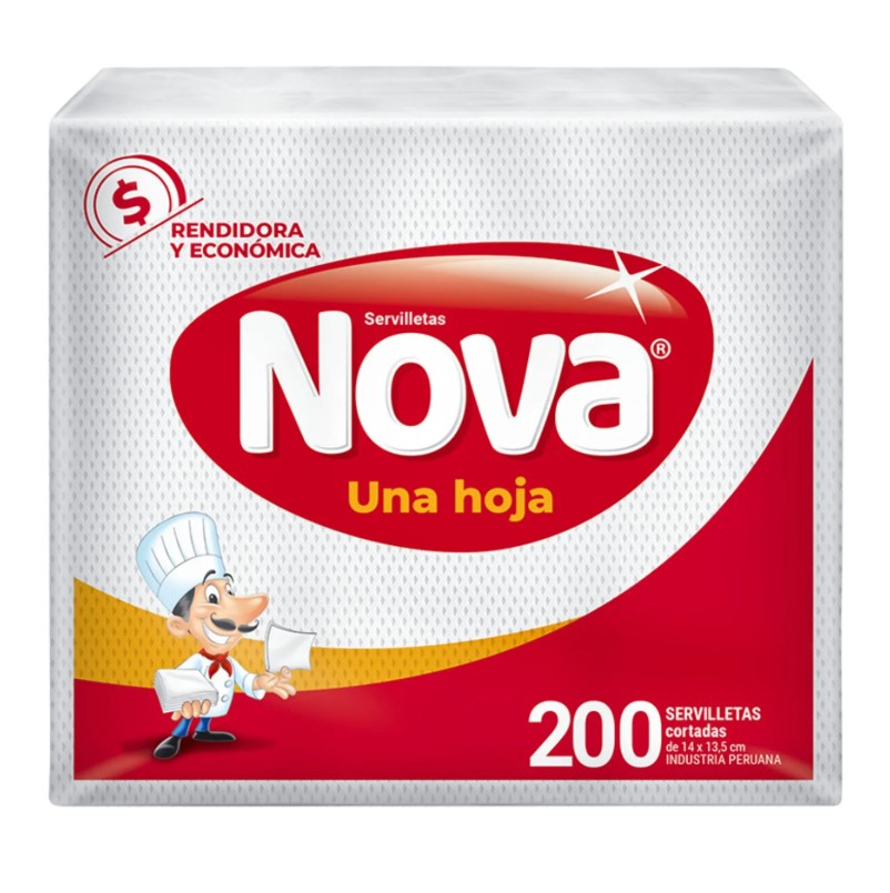 SERVILLETAS NOVA UNA HOJA