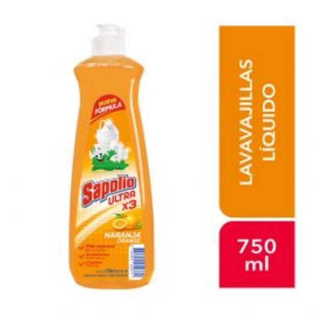 LAVAVAJILLA LIQUIDO NARANJA - SAPOLIO 750ML